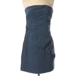 NWOT Alice & Olivia Strapless Blue Dress
